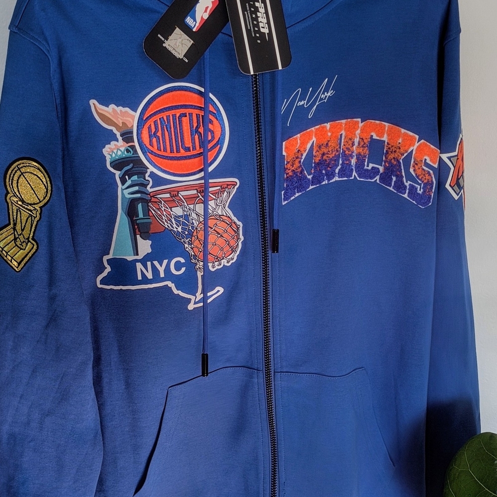 Blue New York Knicks Hoodie